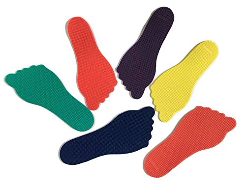Playscene Feet Markers, Assorted Colors, (Set of 6 Pairs) - BeesActive Australia