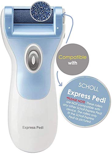 Compatible with Scholl Express Pedi - Refill Extra Coarse Replacement Rollers (Pack of 4) - BeesActive Australia
