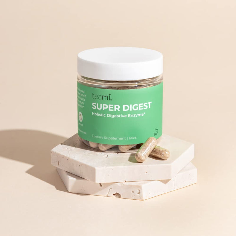 Teami Super Digest - Digestive Enzyme - Vegan-Friendly Digestive Health Formula - Supplement for Better Digestion Immune Support, and Nutrient Absorption - Gas, Constipation & Bloating Relief - BeesActive Australia