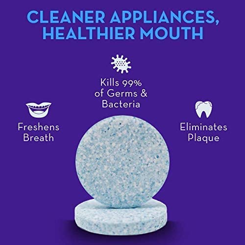 Retainer Brite Cleaning Tablets - 96 Tablets (New formulation) 96 Count (Pack of 1) - BeesActive Australia