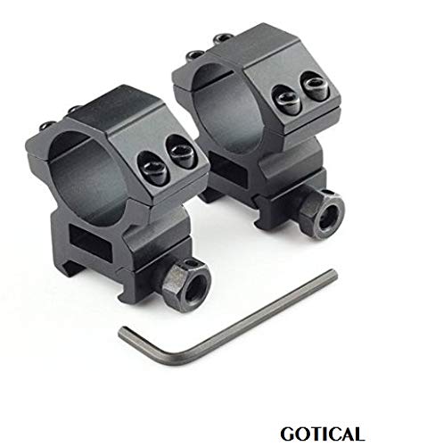 GOTICAL Ruger 10/22 and 3/8" Tactical 4x32 Compact Scope Rangefinder - Reticle Hunting Riflescopes Hair Reticle and Ruger 10/22 Weaver and 3/8" Predrilled Combo of 2 - BeesActive Australia