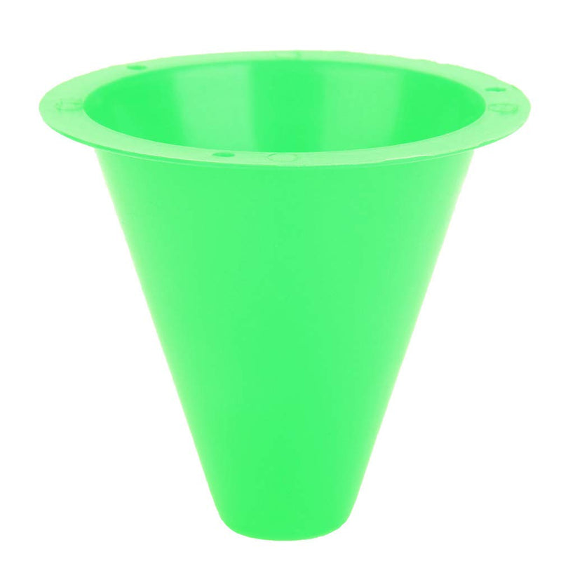 Athletic Cones, Soccer Training Cones, 126g Plastic Football Barriers 8.5x8.5cm for Marker Holder Accessory Controlling Abilit Soccer Training Green, 12 - BeesActive Australia