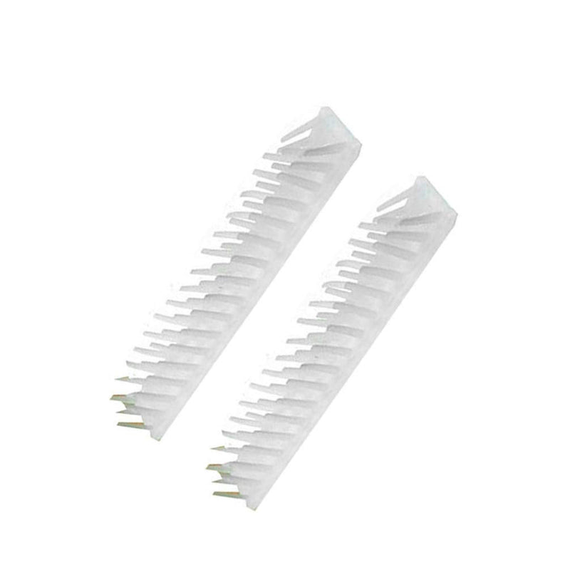 balacoo 2PCS Cat Corner Massager Comb Cat Self Groomer Scratching Rubbing Brush Cat Hair Removal Scratching Comb Toys White 1 - BeesActive Australia