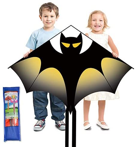 Hymaz Kite, Kites for Kids Adults Easy to Fly, Best Kite for Girls Boys Beach Park Outdoor Activites Games (Bat Kite) - BeesActive Australia