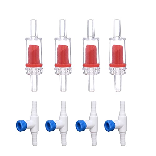 ALEGI 4pcs Small Aquarium Bio Sponge Filter with Suction Cups, Check Valves for 5 Gal, 10 Gal, 20 Gal Breeding Fry Betta Shrimp Fish Tank Up to 5 gallon 4 Pcs - BeesActive Australia