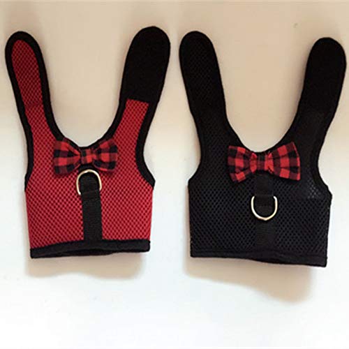 Multipurpose Rabbits Hamster Vest Harness with Leash Bunny Mesh Chest Strap Harnesses Ferret Guinea Pig Small Animals Pet Accessories Blue S - BeesActive Australia