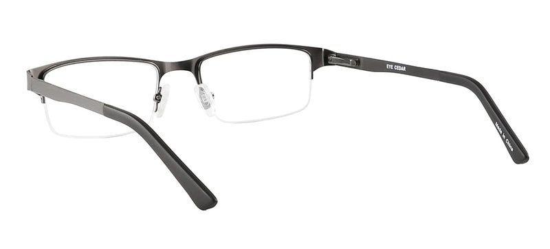 Amcedar Metal Half-Frame Reading Glasses Men 5-Pack Spring Hinges Stainless Steel Material Sun Readers 1.00 5 Pairs Mix 1.0 x - BeesActive Australia