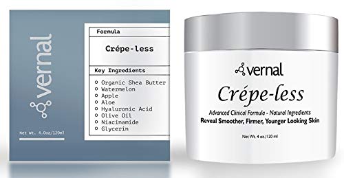 Crepe-less crepey skin firming cream to repair crepey arms, neck & hands. Organic tightening cream to erase crepy skin on arms, neck and body. Best moisturizer to treat saggy, crepe skin. Made in USA - BeesActive Australia