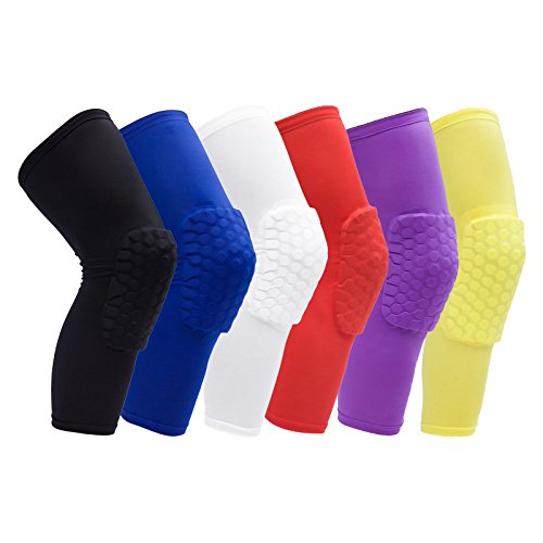 WEI LONG Compression Knee Sleeve - Elastic,Compression Knee Pads Keep Strong Support in Place, Daily Use-Protect The Knees (Size M, Yellow) Yllow - BeesActive Australia