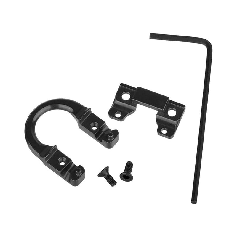 Bowstring Metal D Loop Nocking Loop Buckle Bow Release Aid U Nok Ring with Wrench for Archery Hunting Black - BeesActive Australia