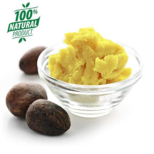 African Shea Butter Premium Natural Creamy Yellow - Premium Quality Ingredients - Daily Smooth Moisturizing and Rejuvenating Skin Cream - Shea Butter Size 8 Oz Jar - BeesActive Australia