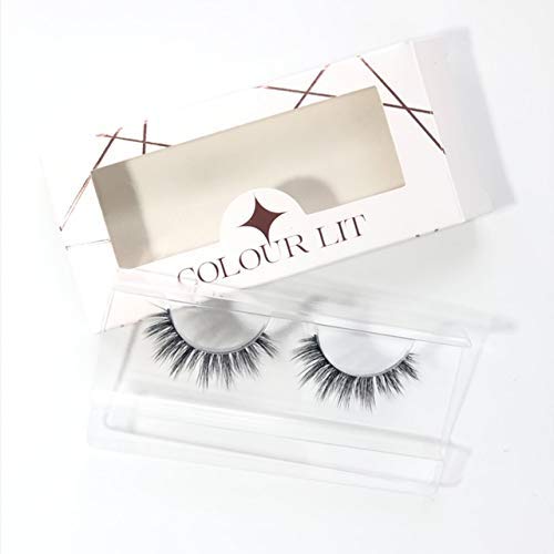 Colourlit It Factor Faux Mink Eyelashes - Professional 3D False Lashes - Handmade Cruelty Free Long Fake Eyelashes - Dramatic Natural Look Lashes - Confident - BeesActive Australia