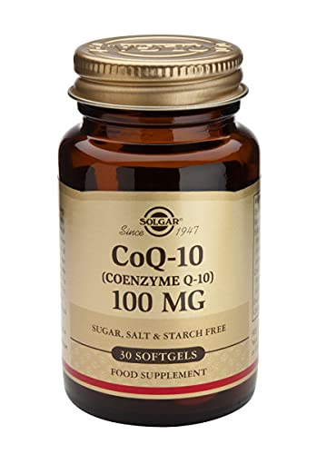 Solgar CoQ-10 (Coenzyme Q-10) 100 mg Softgels - Pack of 30 - For Busy Schedules and Over 50s - Helps Cell Regeneration - Dairy and Gluten Free - BeesActive Australia