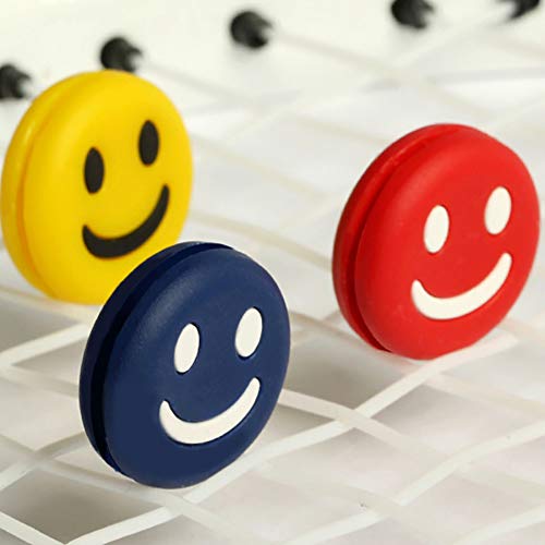 Senston Tennis Racket Silicone Vibration Dampeners Smile Face Shock Absorber Fit in Your Racket String -Set of 6 Pack - BeesActive Australia