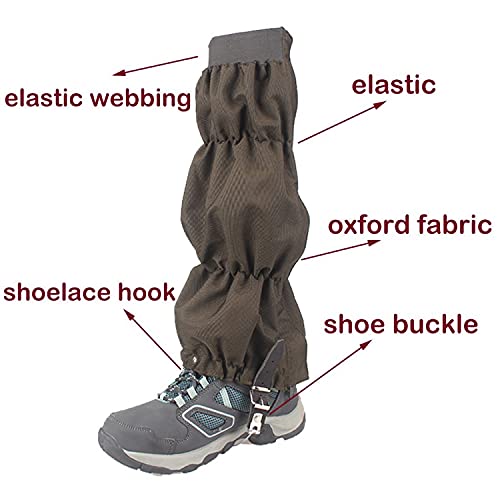 Fnina Thicken Oxford Snake Gaiters Snake Bite Protection Gaiter for Lower Legs Gaiter for Hiking Hunting Snake Proof Waterproof Snow Boot Cover onesize Adjustable Legging for Men and Women,Army green - BeesActive Australia