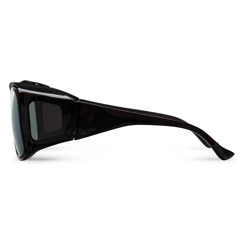 MigraLens OverView Fit-Over Glasses for Migraine Relief| Large Size | Outdoors and Computer Screens | Unisex | Green Lenses - BeesActive Australia