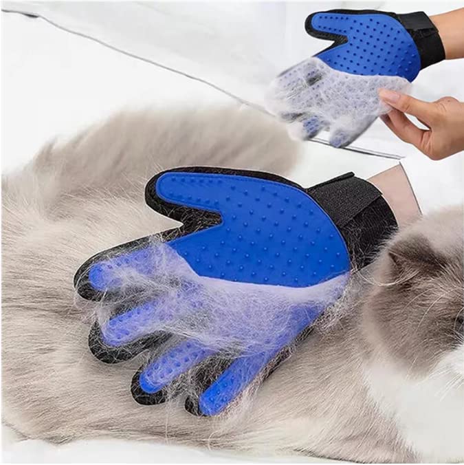 Dog Grooming Gloves, Cat Grooming Gloves, Horse grooming gloves. 1 pair LEFT & RIGHT - BeesActive Australia