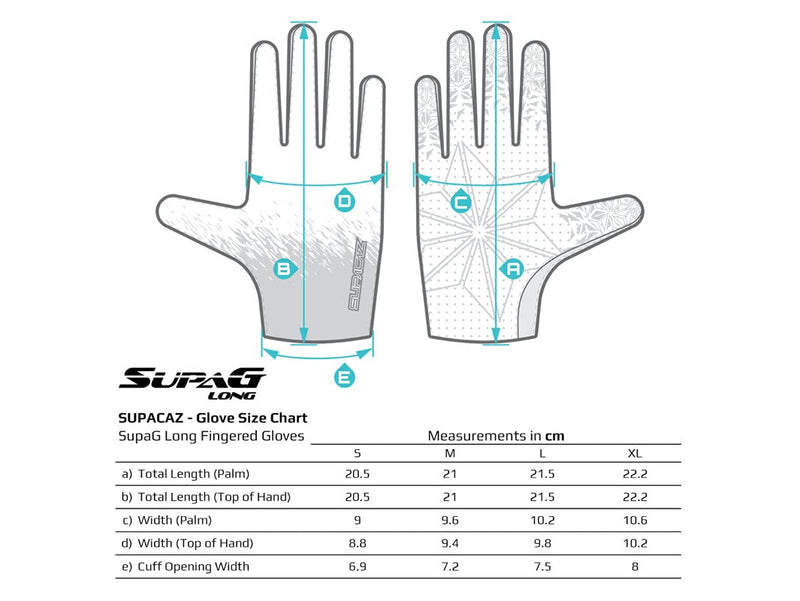 Supacaz SupaG Long Gloves – Limited Lightning Medium - BeesActive Australia