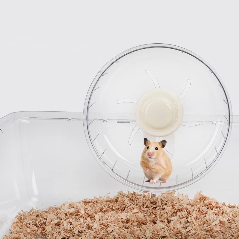 WHFPS Silent Hamster Exercise Wheel - Hamster Toy Accessories Running Spinner Quiet Hamster Runner for Small Animal Pet Gerbil Dwarf Syrian Hamster Hedgehog Rat Mouse Mice etc. 7.9 Inch - BeesActive Australia