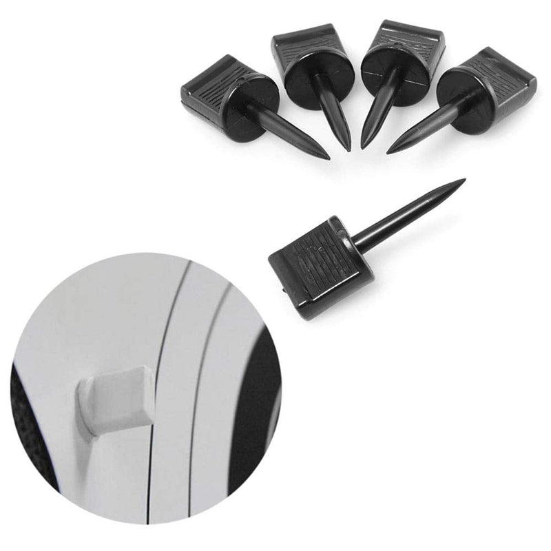 DGZZI Shooting Target Pin 20PCS Black Outdoor Plastic Archery Hunting Nails Aim Fixed for Target Papers - BeesActive Australia