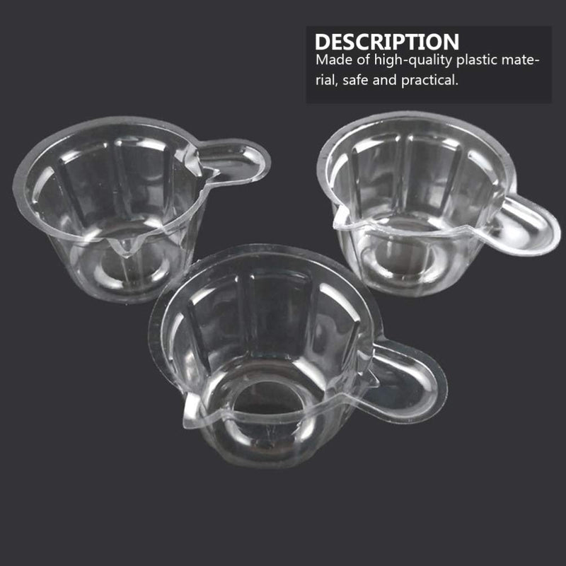 Healifty 100Pcs Urine Cups Plastic Urine Collection Cups 40ml Disposable Urine Specimen Cups Holder for Pregnancy Ovulation Test - BeesActive Australia