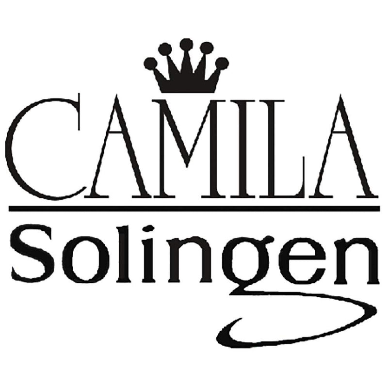 Camila Solingen CS02 3 1/2" Gold Plated Manicure and Pedicure Nail Scissors - BeesActive Australia