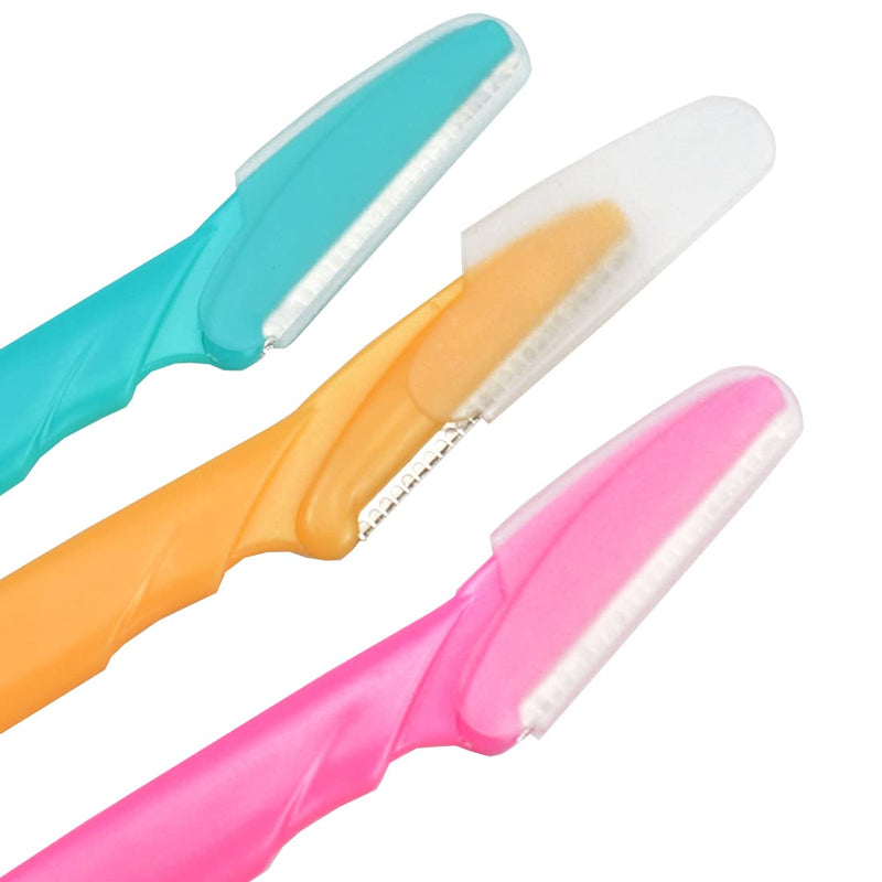 9 Pcs Eyebrow Razors Multipurpose Fine Hair Remover Precisely Eyebrow Trimmer Portable Facial Hair Sharp Removers - BeesActive Australia