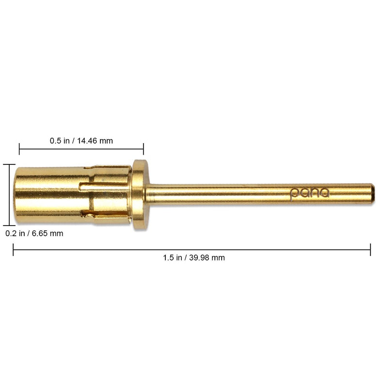 Pana Loxo Gold Easy-Off Mandrel Bit 3/32" Shanks- For Nail Drill/File (Quantity: 2 Pieces) Made in USA - BeesActive Australia