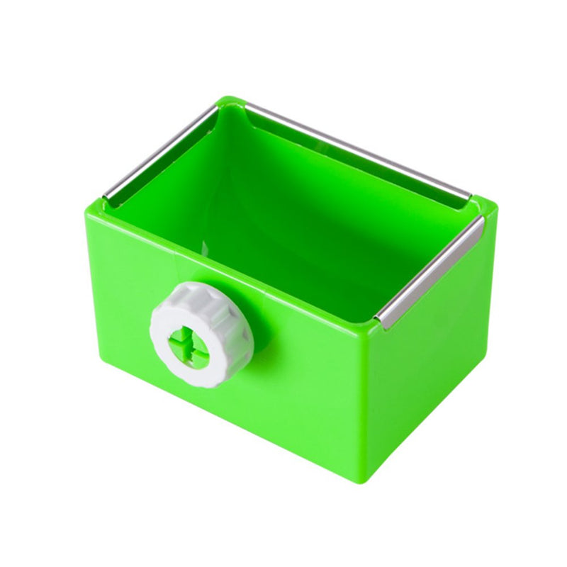 ZOOPOLR Cage Feeder Food & Water Hay Bowl Dish Bin Feeder, Small Animal Supplies for Rabbit Guinea Pig Chinchilla Hamster Ferret Blue - BeesActive Australia