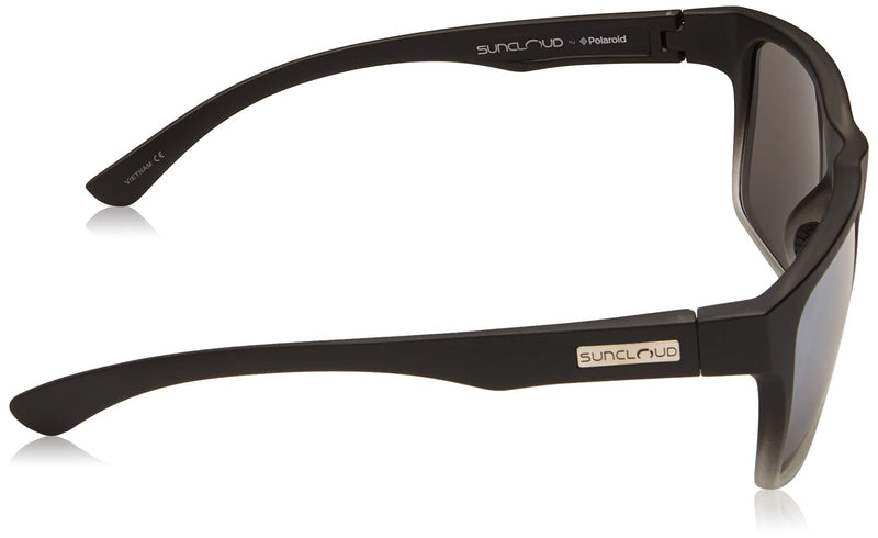 Suncloud Rambler Sunglasses Black Gray Fade / Polarized Silver Mirror One Size - BeesActive Australia