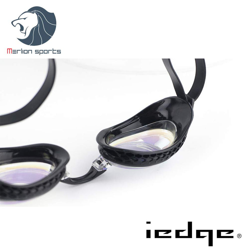 [AUSTRALIA] - iedge LANE4 Performance & Fitness Swim Goggle - Hydrodynamic Design, Anti-Fog UV Protection for Adults Men Women IE-VG-946 (-3.0) 