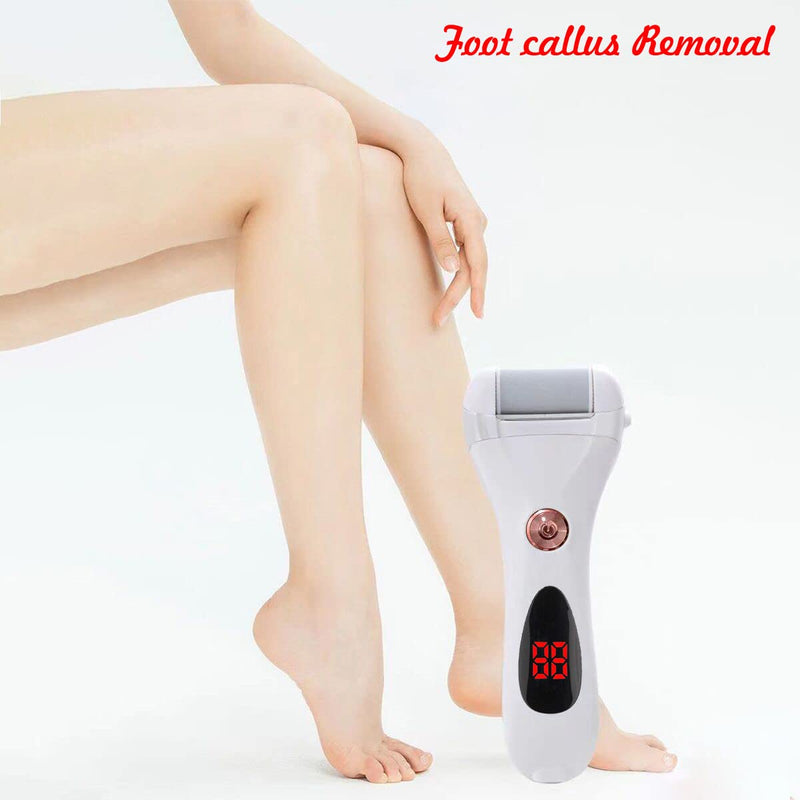 Foot Callus Remover, Professional Electric Pedicure Callus Remover, Rechargeable Foot File with 6 Roller Heads for Feet Care - BeesActive Australia