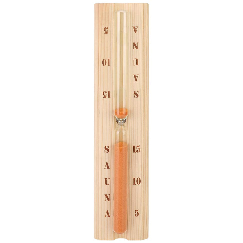 Duokon 5/10/15 minutes Pine Sauna Hourglass Clock, Accurate Wooden Sand Timer with Robust Heat-Resistant Glass for Spa Bath Sauna - BeesActive Australia