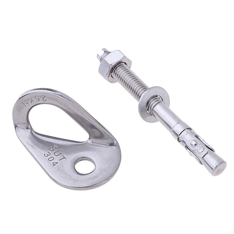 ISOP Climbing Anchor Bolt 2 Set - Expansion Bolt and Hanger FIXE 1 Rock Climbing - Usable for Fire Escape Rope Ladders - BeesActive Australia