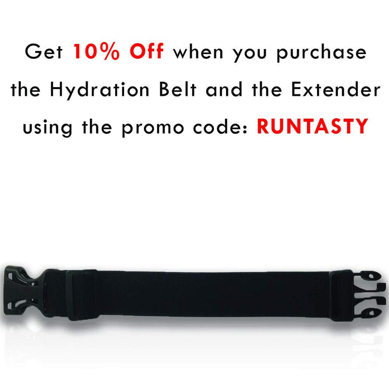 Runtasty Extender for The Hydration Running Belt w/Touchscreen Compatible Window - The Winners' Fuel Belt Will Comfortably fit Waists from 27" to 51" or S to 2XL 1 - BeesActive Australia