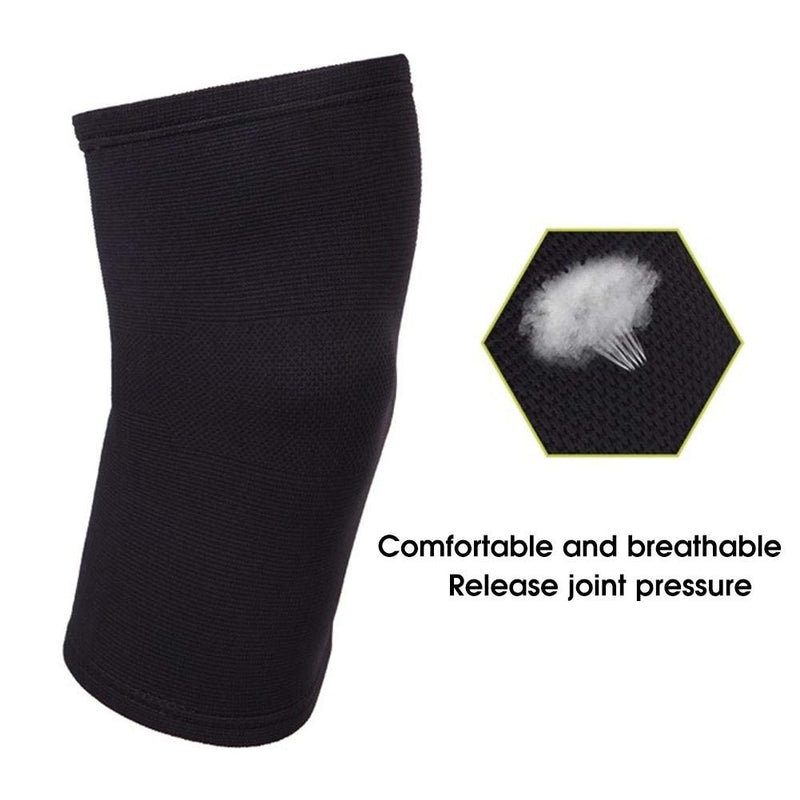 Sports Knee Pads, Outdoor Sports Nylon Knitted Knee Pads Breathable Knee Pads for Training Running Riding Basketball - BeesActive Australia