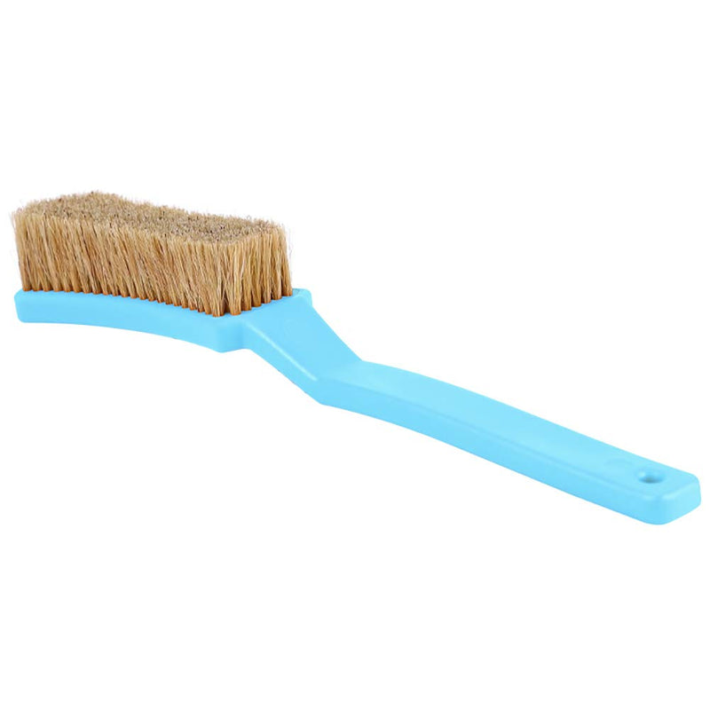 TWO STONES Bouldering Brush with Thick Ultra Durable Boar's Hair Bristles,Perfect Rock Climbing Brushes for Rock Climbing Holds on Climbing Wall as Climbing Chalk Brush Indoor or Outdoor Black&Light Blue - BeesActive Australia