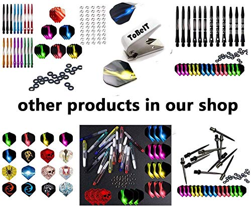 ToBeIT Dart shafts Aluminium 12/15/18pcs-alu Dart shafts mit O-Rings - BeesActive Australia