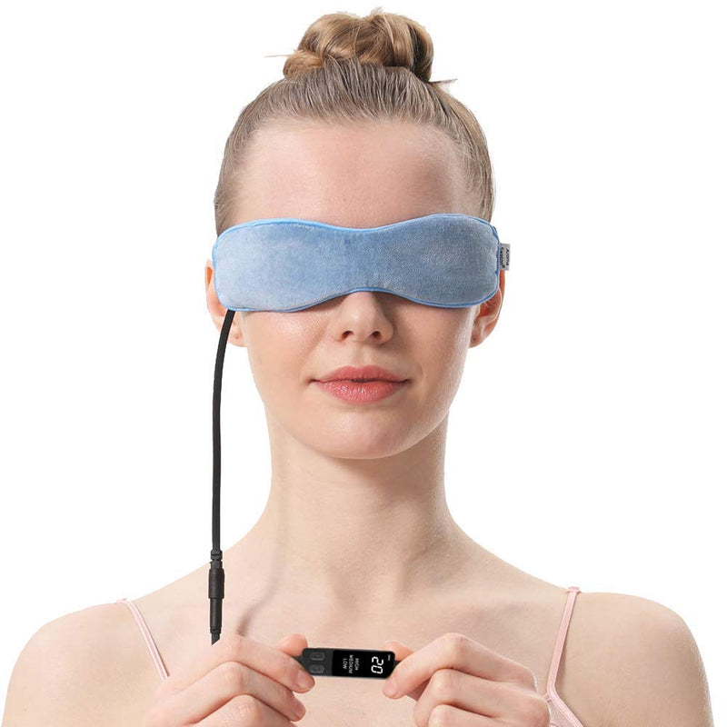 Aroma Season Cotton Heated Eye Mask, Great for Blepharitis and Dry Eyes Treatment, Relieve Dry Eye Syndrome, MGD and Styes (Blue) Blue - BeesActive Australia