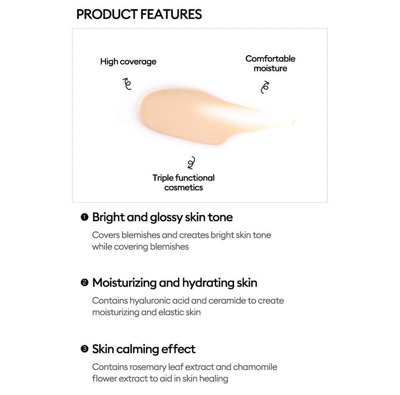 Missha M Perfect Cover BB Cream SPF 42 PA+++(#31 Golden Beige), Amazon Code Verified for Authenticity, 50ml, Concealing Blemishes, dark circles, UV Protection Single Pack - BeesActive Australia