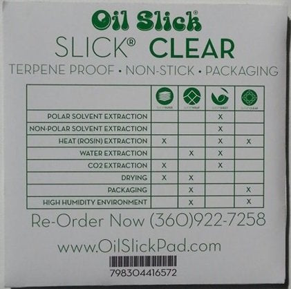 Oil Slick Clear - 50 Pack Envelope - BeesActive Australia