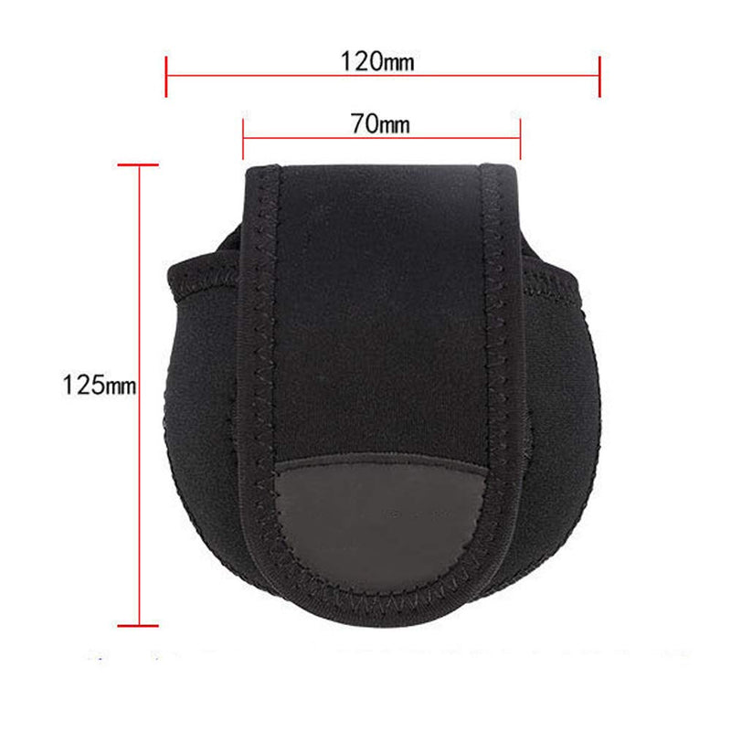 MinLia Portable Fishing Reel Bag, Baitcasting Reel Protective Case Cover, for Bait Casting Reel Fishing Equipment - BeesActive Australia