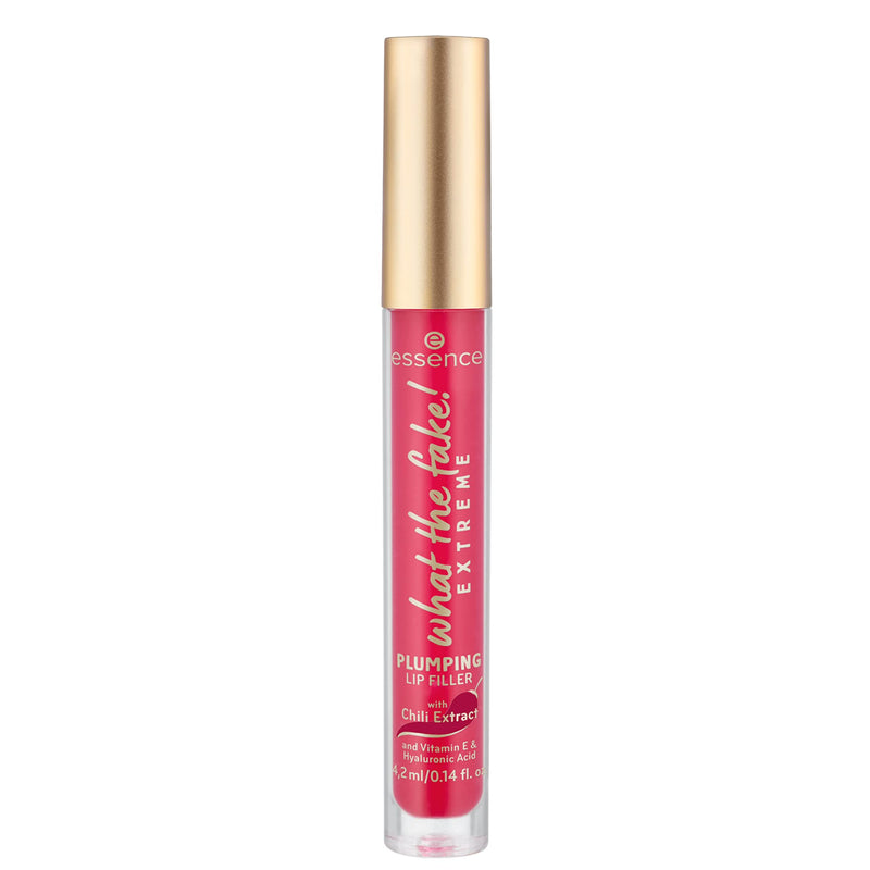 Essence What the fake! Extreme Plumping Lip Filler with Chili Extract 4.2 ml Lip Gloss with Shiny Tinted Finish - BeesActive Australia