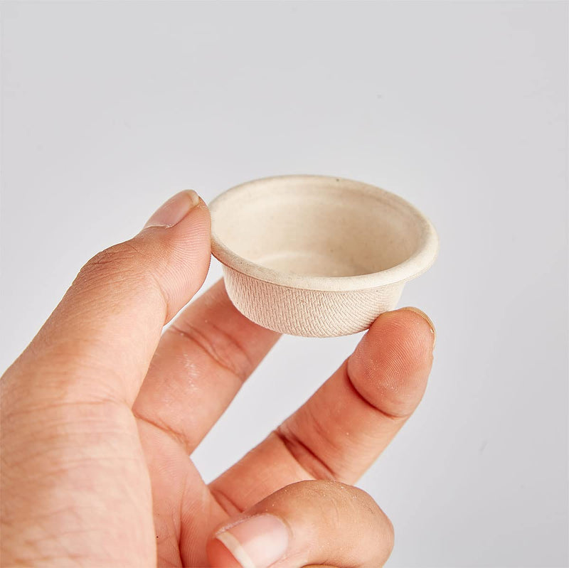 QIHYCUF Paper Feeding Cups Samll 0.5 oz Gecko Food and Water Feeding Dish Ledge Accessories Bowls for Crested Gecko Lizards Reptiles Pets,100 Pack - BeesActive Australia