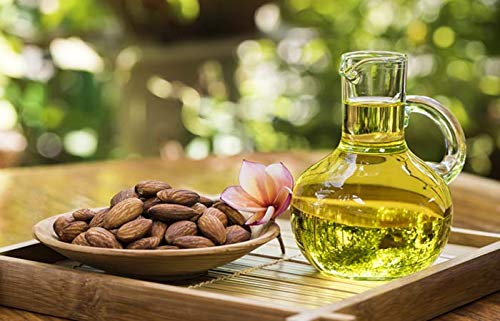 Nature Drop Natural Sweet Almond Oil - For Skin Moisturizer, Wrinkles, Massage, Anti-Aging (16 oz) 16 Ounce - BeesActive Australia