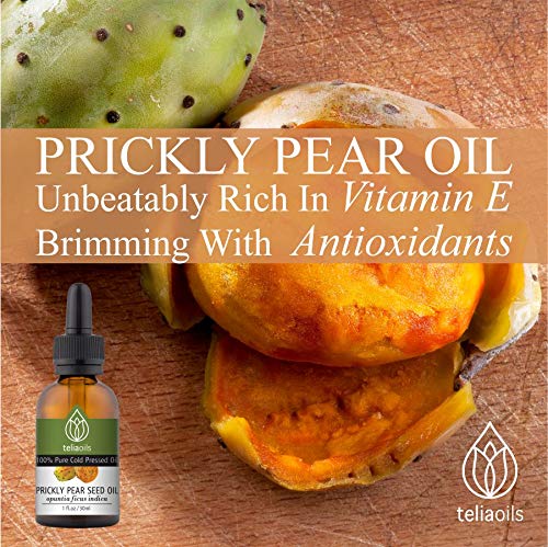 Prickly Pear Seed Oil (Barbary Fig Oil) 100% Pure - Cold Pressed / Best Natural Anti Aging Treatment - 1 Oz /30 Ml - BeesActive Australia