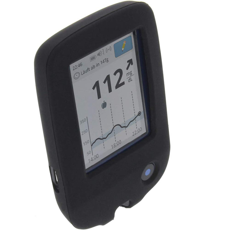 foto-kontor Case for Abbott Freestyle Libre 2 Silicone Cover black Black silicone - BeesActive Australia
