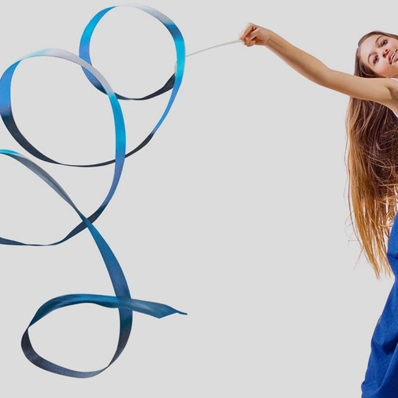 BESPORTBLE Dance Ribbons with Wands 2m Rhythmic Gymnastics Ribbon Dance Streamer for Kids Twirling 4 Pieces - BeesActive Australia