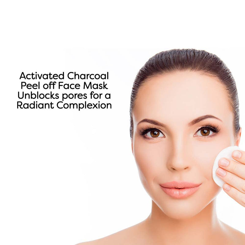 PORE Peel off Face Mask - Activated Bamboo Charcoal, Unisex, Blackhead Removal, Deep Cleansing Skin Care (80ml tube) - BeesActive Australia