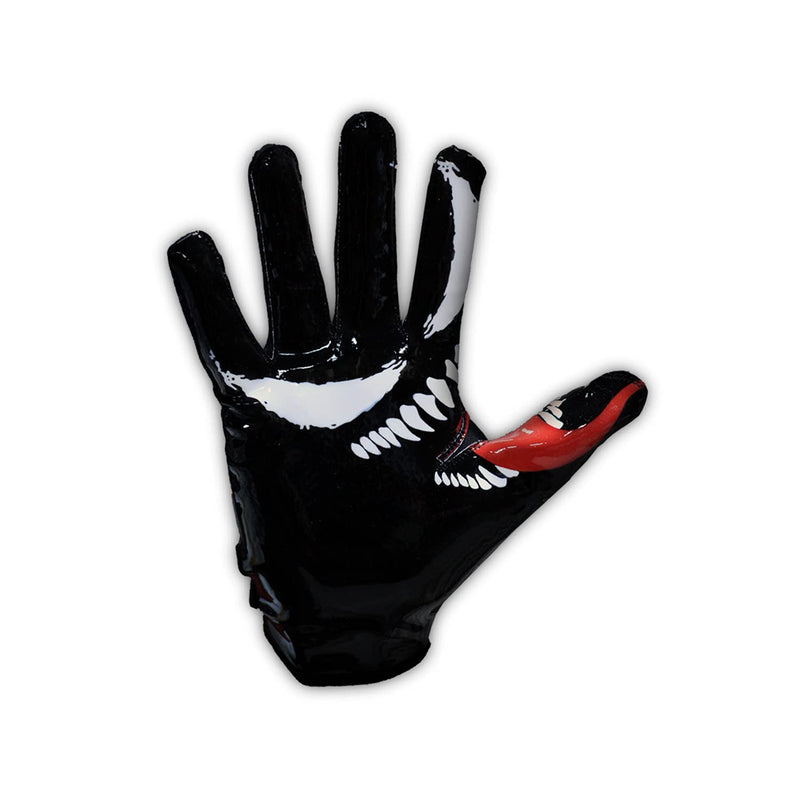 Taqcha Youth Villain Football Gloves - Tacky Grip Skin Tight Youth Football Gloves - Enhanced Performance Football Gloves Youth - Pro Elite Super Sticky Receiver Football Gloves - Youth Sizes Youth XS - S - BeesActive Australia
